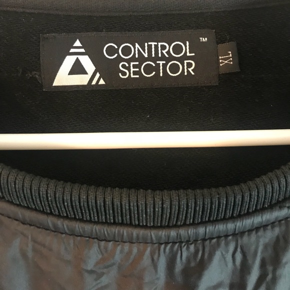 Control Sector Nylon Quilted Pullover Sweatshirt - Picture 4 of 7